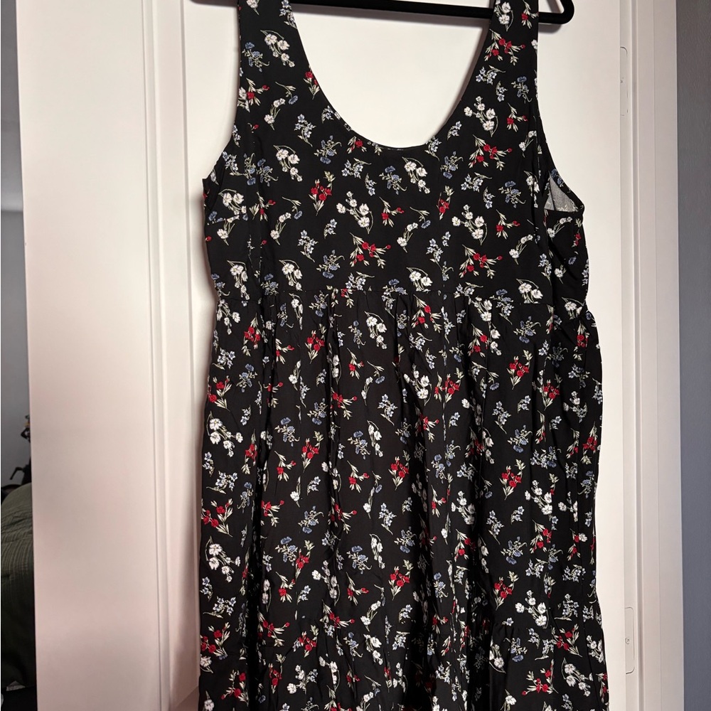 Torrid Black Dress with Floral Print